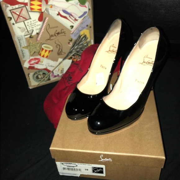 Christian Louboutin Shoes - Black patent Simple 120 Christian Louboutin pumps